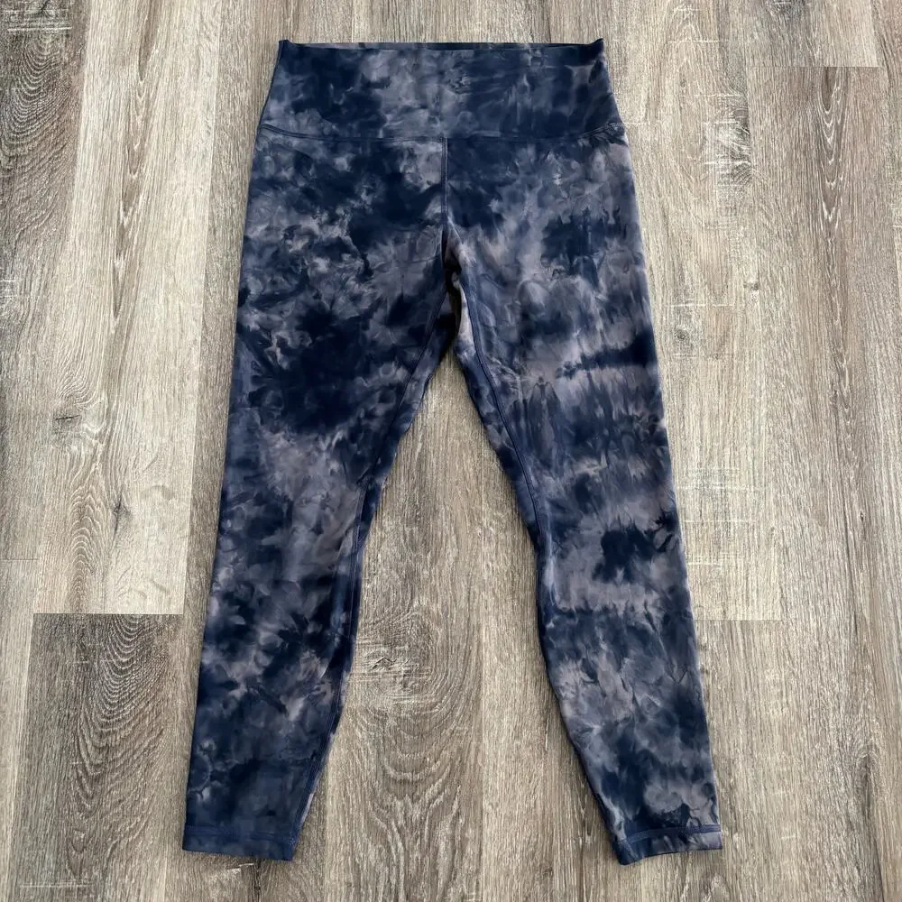 Lululemon Align High-Rise Pant Diamond Dye Lunar Rock True Navy - Size: 12